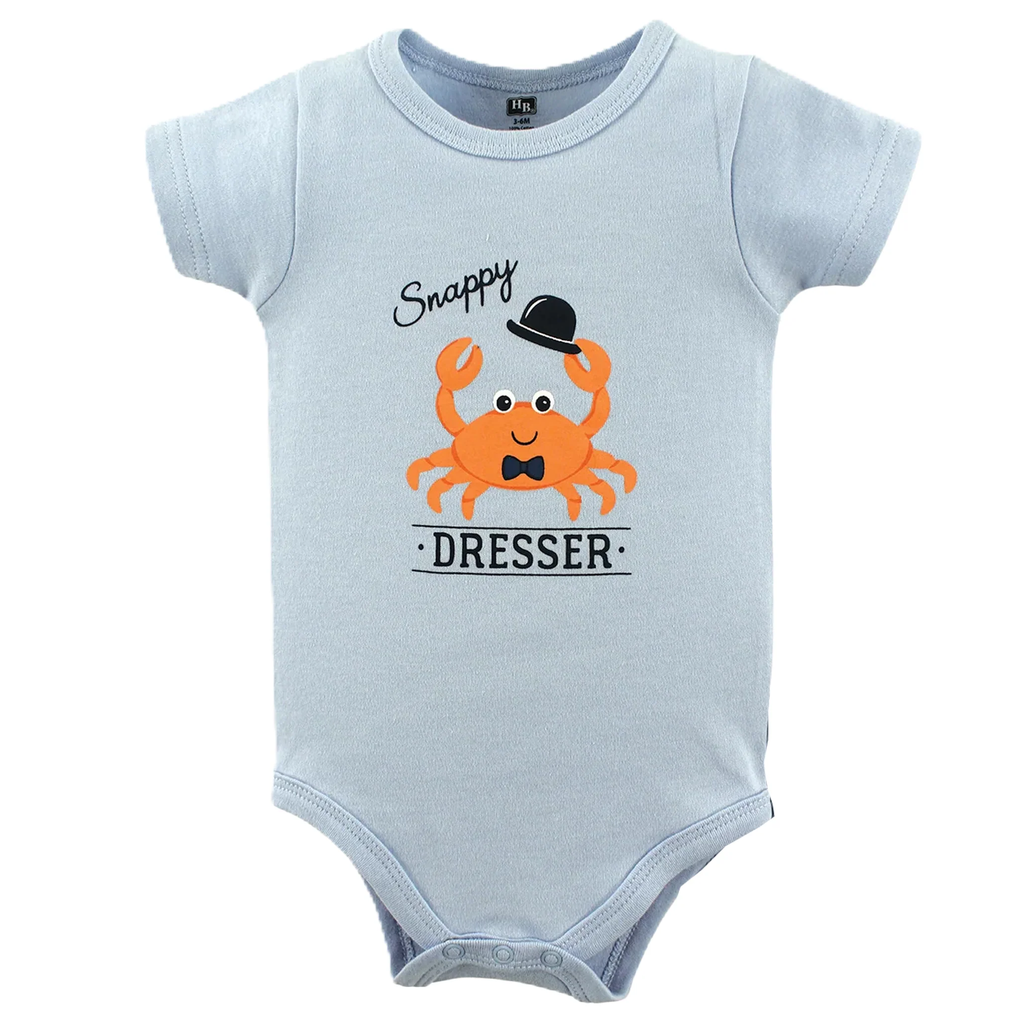 Snappy Dresser Crab Onesie, Shorts & Shoe Set - Image 2