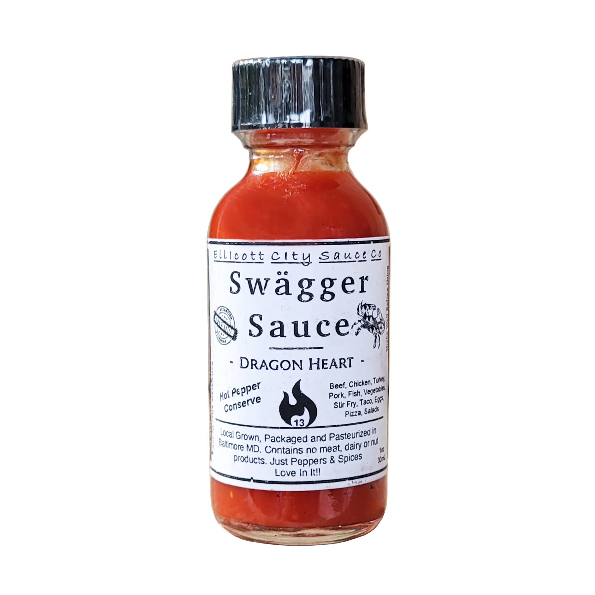 Swägger Sauce (hot pepper sauce conserve) - Ellicott City Sauce Co. - Image 3