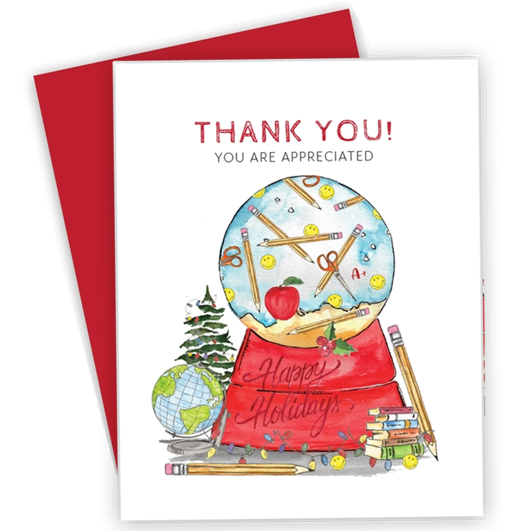 Teacher Appreciation Holiday Card