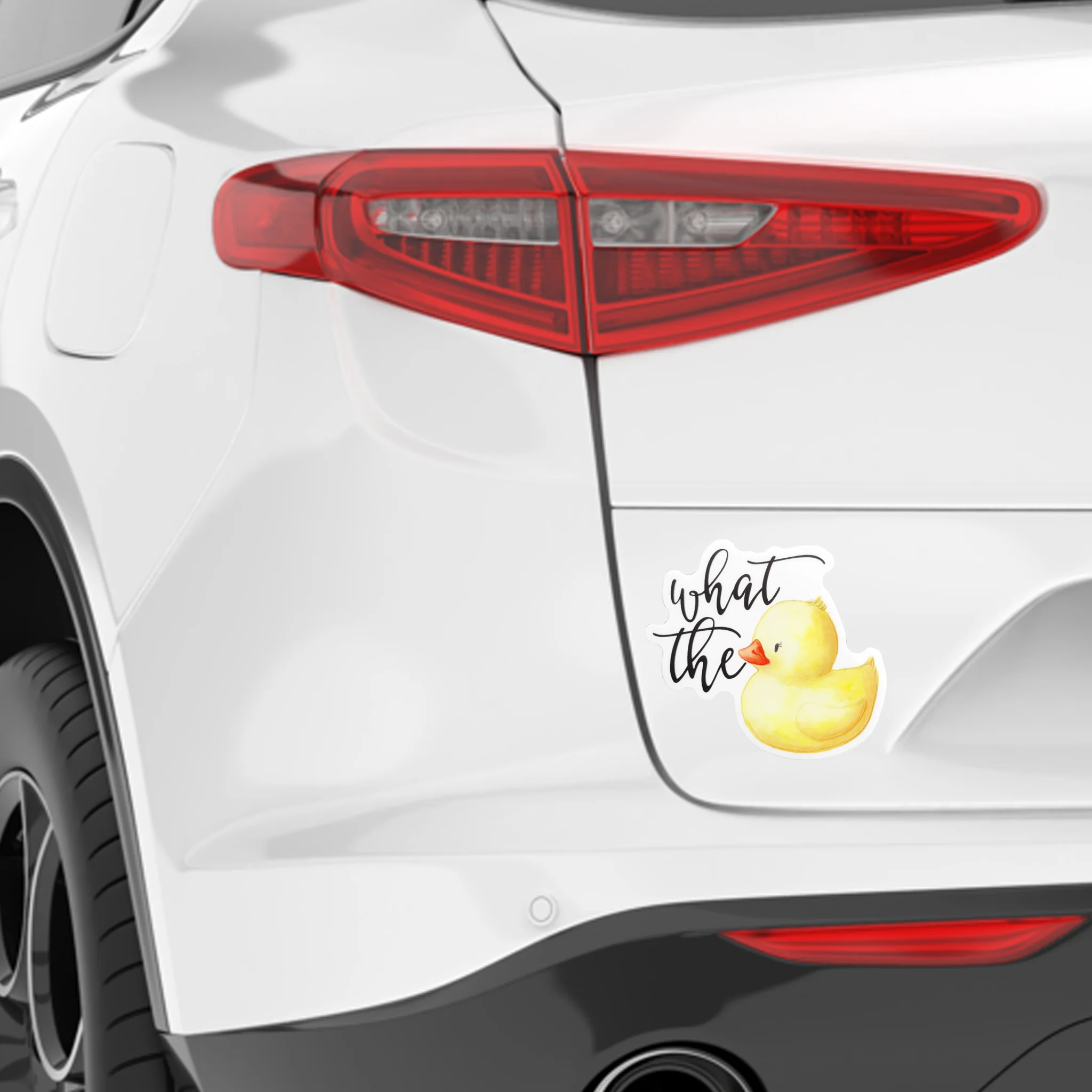 What The Duck Die Cut Vinyl Sticker - Image 2